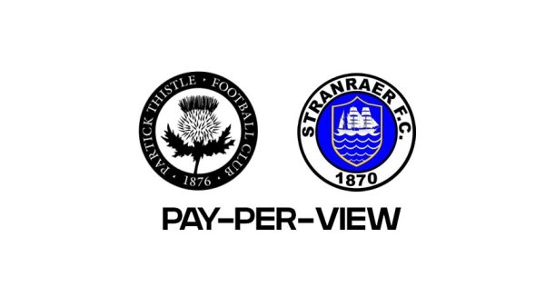 Partick Thistle FC v Stranraer FC – 15th July 2025 - Pay Per View